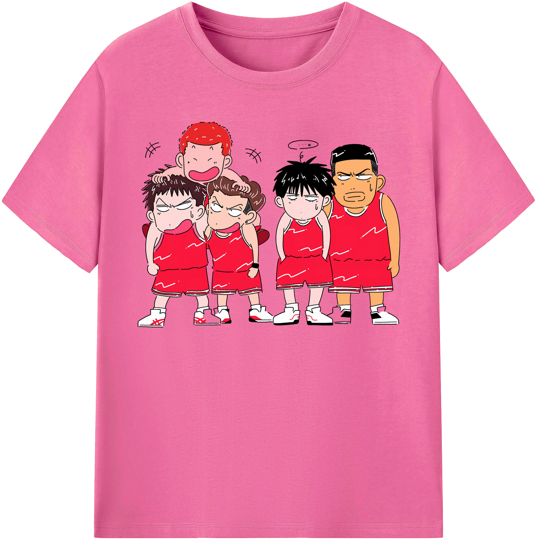 （画像用） SLAM DUNK／スラムダンク レディースカジュアルプリントTシャツ（綿100％）